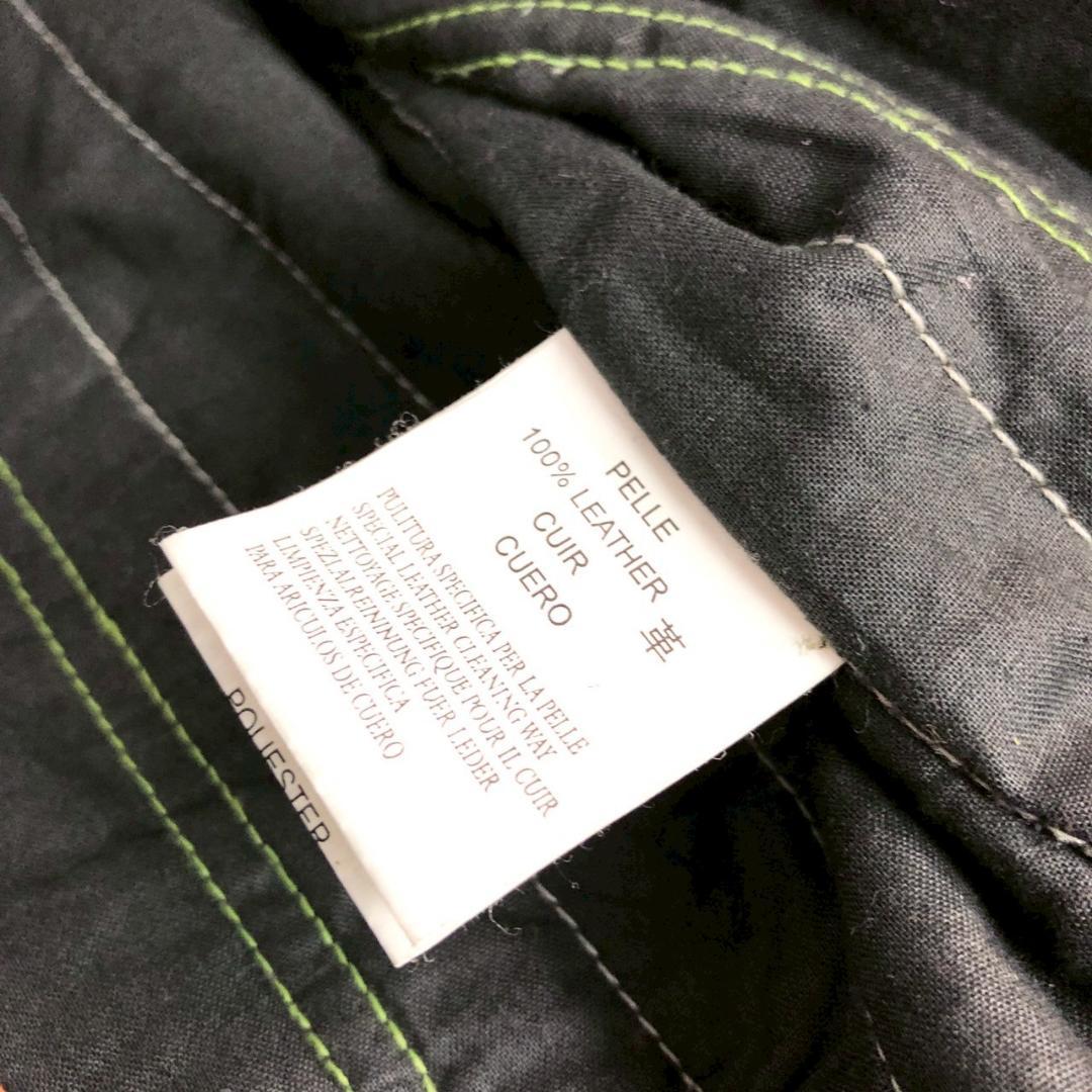 DIESEL ディーゼル レザー ジャケット ブラック メンズ ブランド