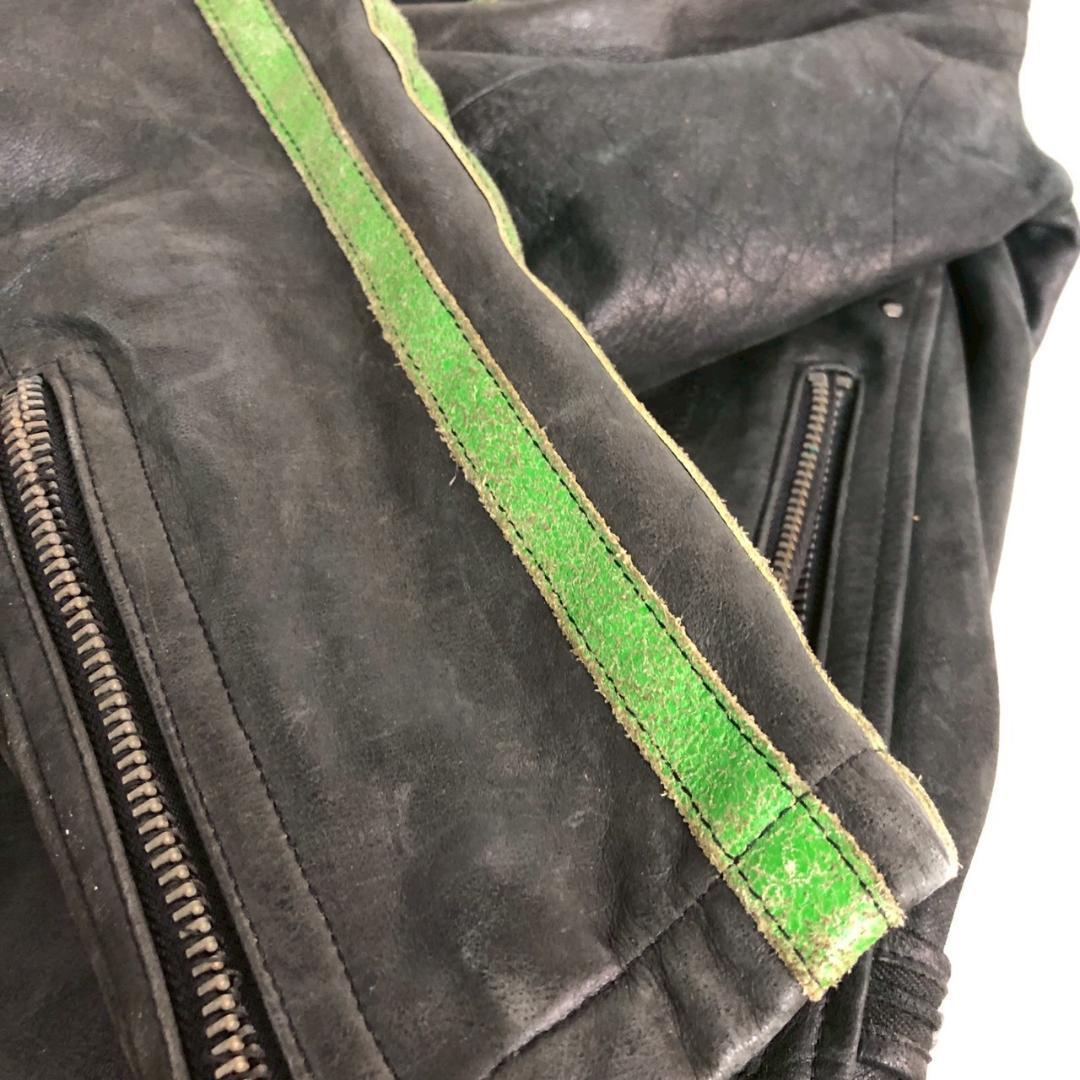 DIESEL ディーゼル レザー ジャケット ブラック メンズ ブランド