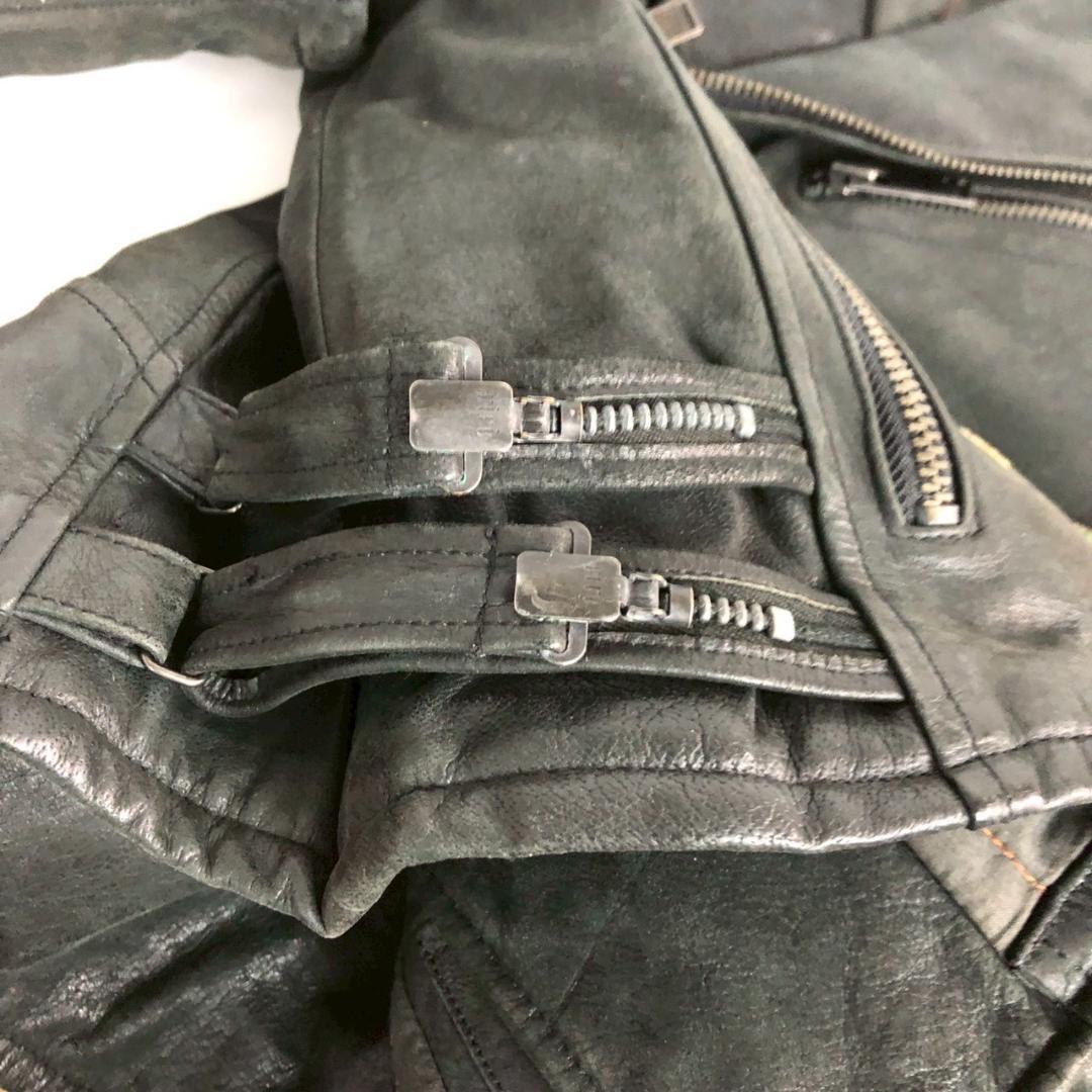 DIESEL ディーゼル レザー ジャケット ブラック メンズ ブランド