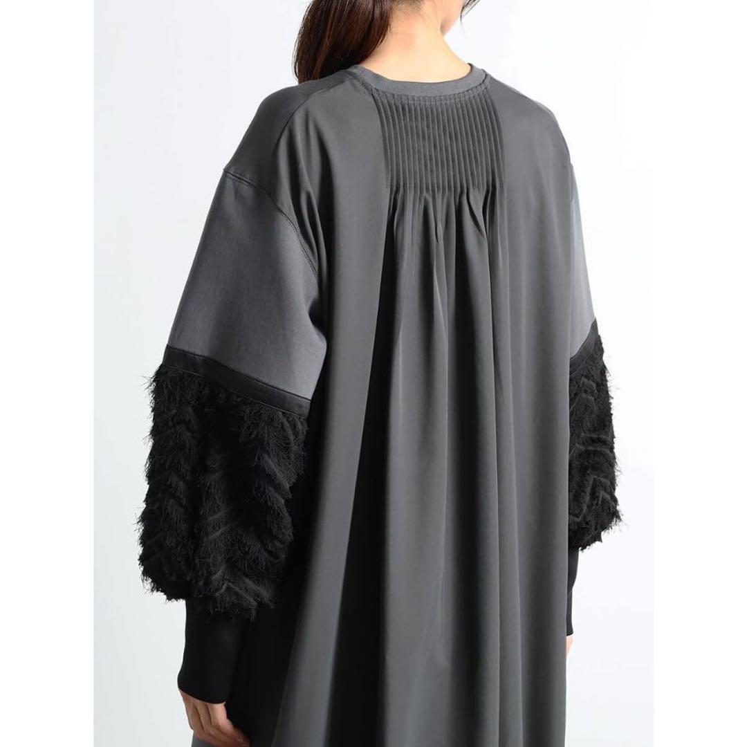 【新品未使用】ヤマダヤ　CLOVE（クローブ）袖ジャガードワンピース