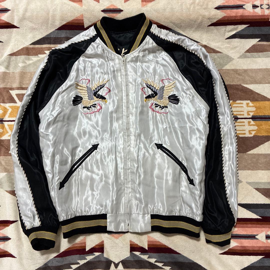 テーラー東洋TT14074 鷹/龍刺繍 リバーシブルスカジャン/スーベニア