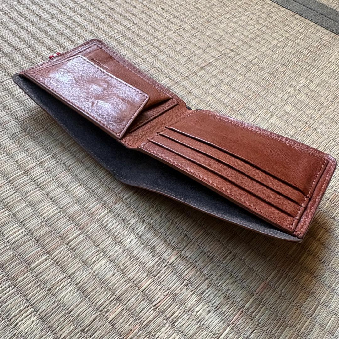 hardgraft イタリア製 レザー財布 本革 ブラウン系