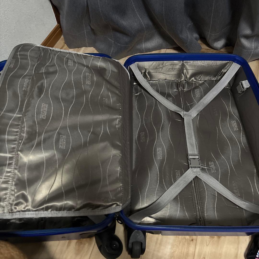 ゼロハリーバートン　キャリーケース　4輪　ブルー　約55L 状態良い　最安値