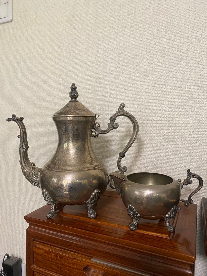 洋風  壺  茶壺 コーヒー壺　2點 年代物
