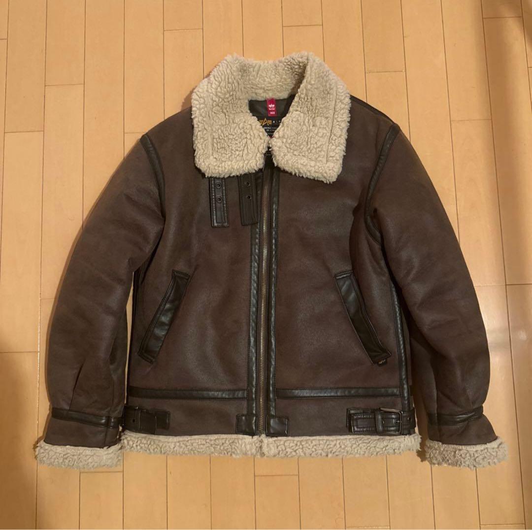 ALPHA B3 フライトジャケット ムートンジャケット