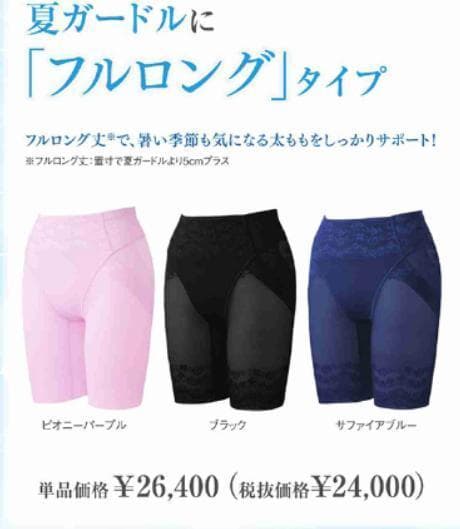 シャンデール フル ガードル 82【新品】シャイニー サファイアブルー 補正下着