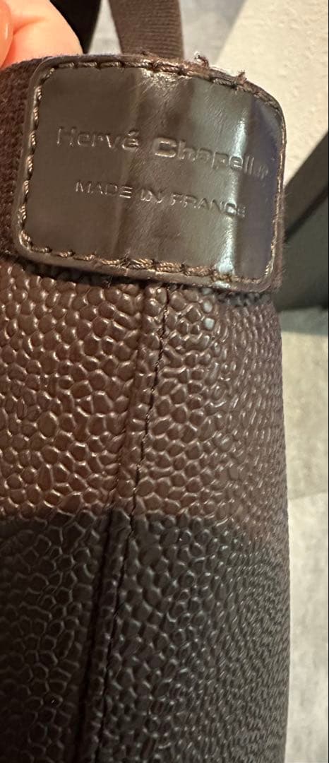 【タイムセール】Hervé Chapelier ダークブラウン トートバッグ