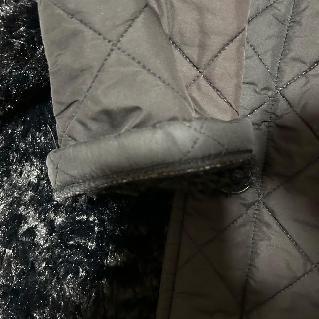 【美品】トラディショナルウェザーウェア 裏ボアコート 40 ブラック