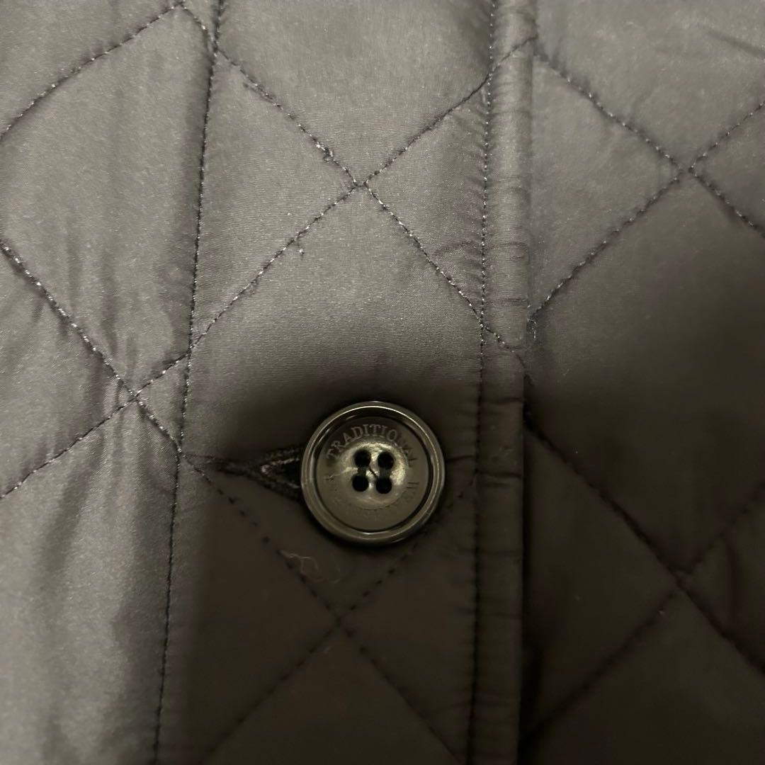 【美品】トラディショナルウェザーウェア 裏ボアコート 40 ブラック