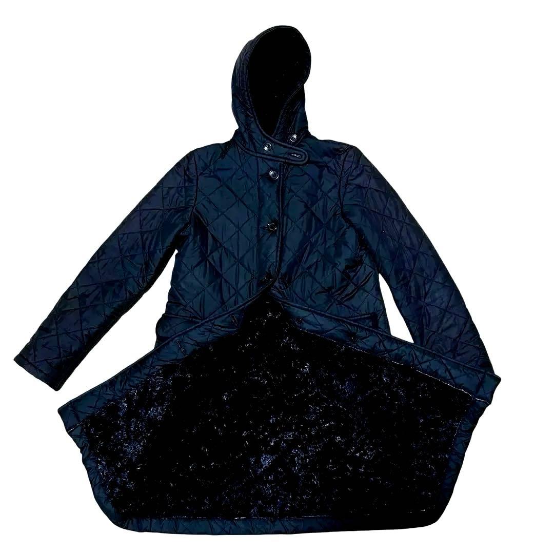 【美品】トラディショナルウェザーウェア 裏ボアコート 40 ブラック