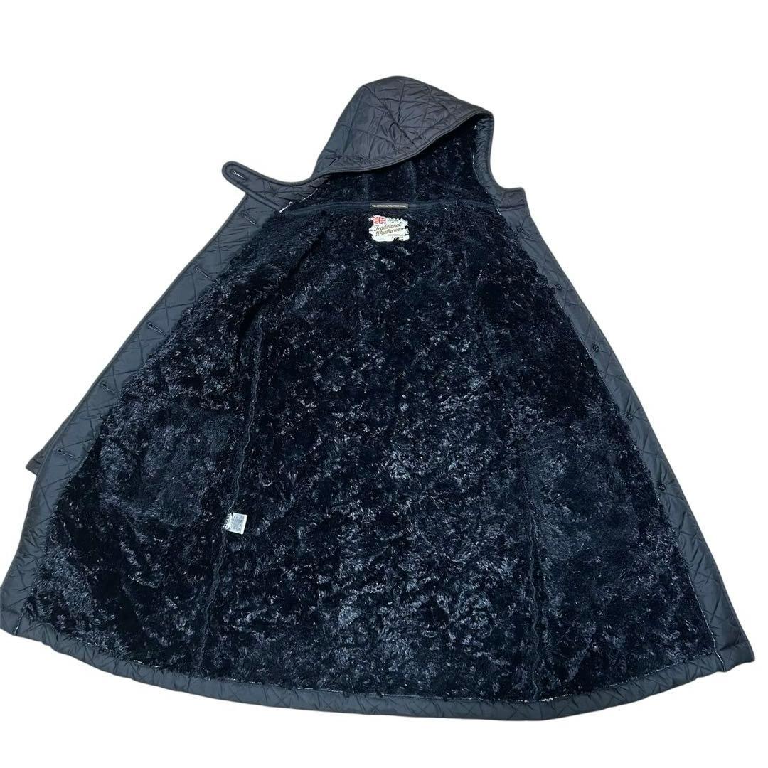 【美品】トラディショナルウェザーウェア 裏ボアコート 40 ブラック