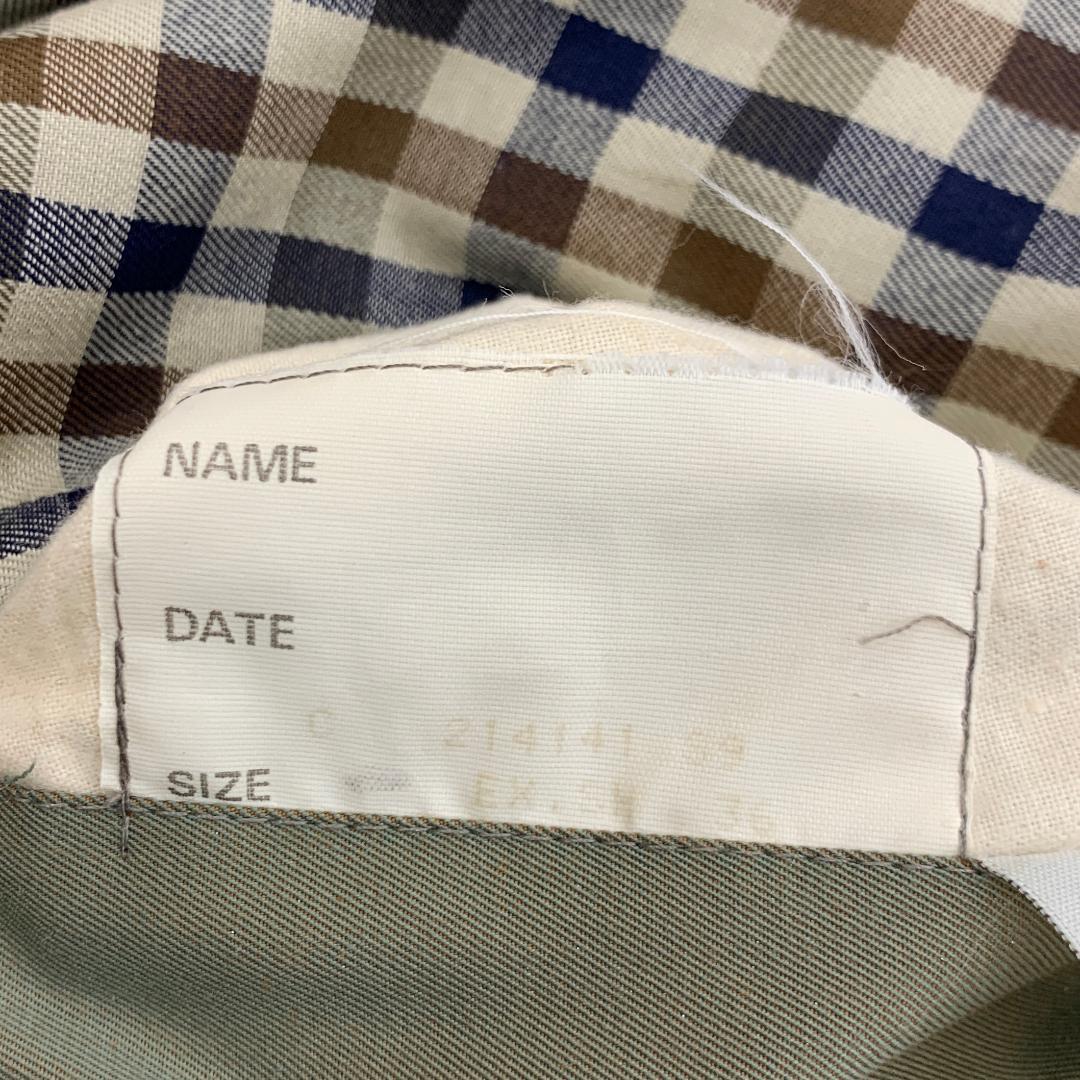 アクアスキュータム バルマカーンコート 36 Sサイズ ベルト付き 玉虫色 光沢