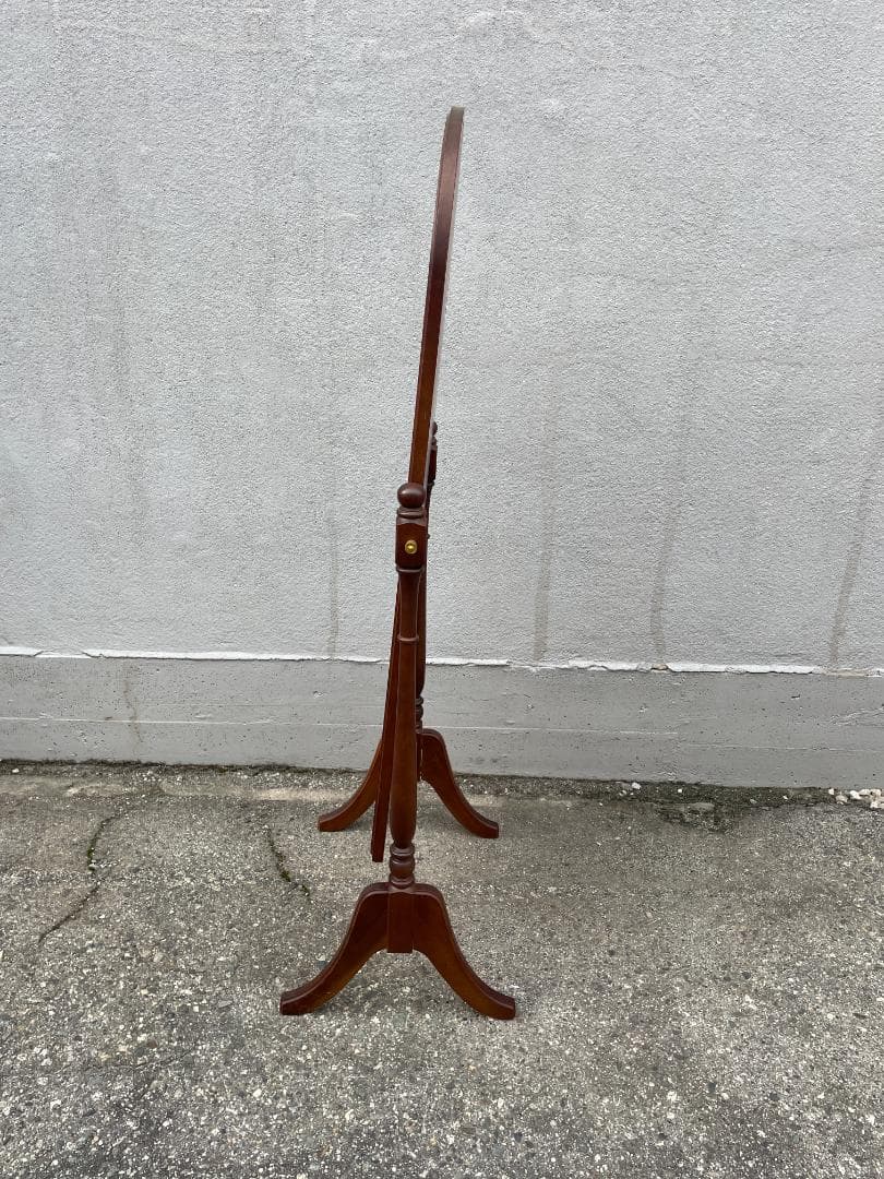 ★ アンティーク 姿見 マルニ スタンド ミラー 全長約150cm 鏡 カガミ