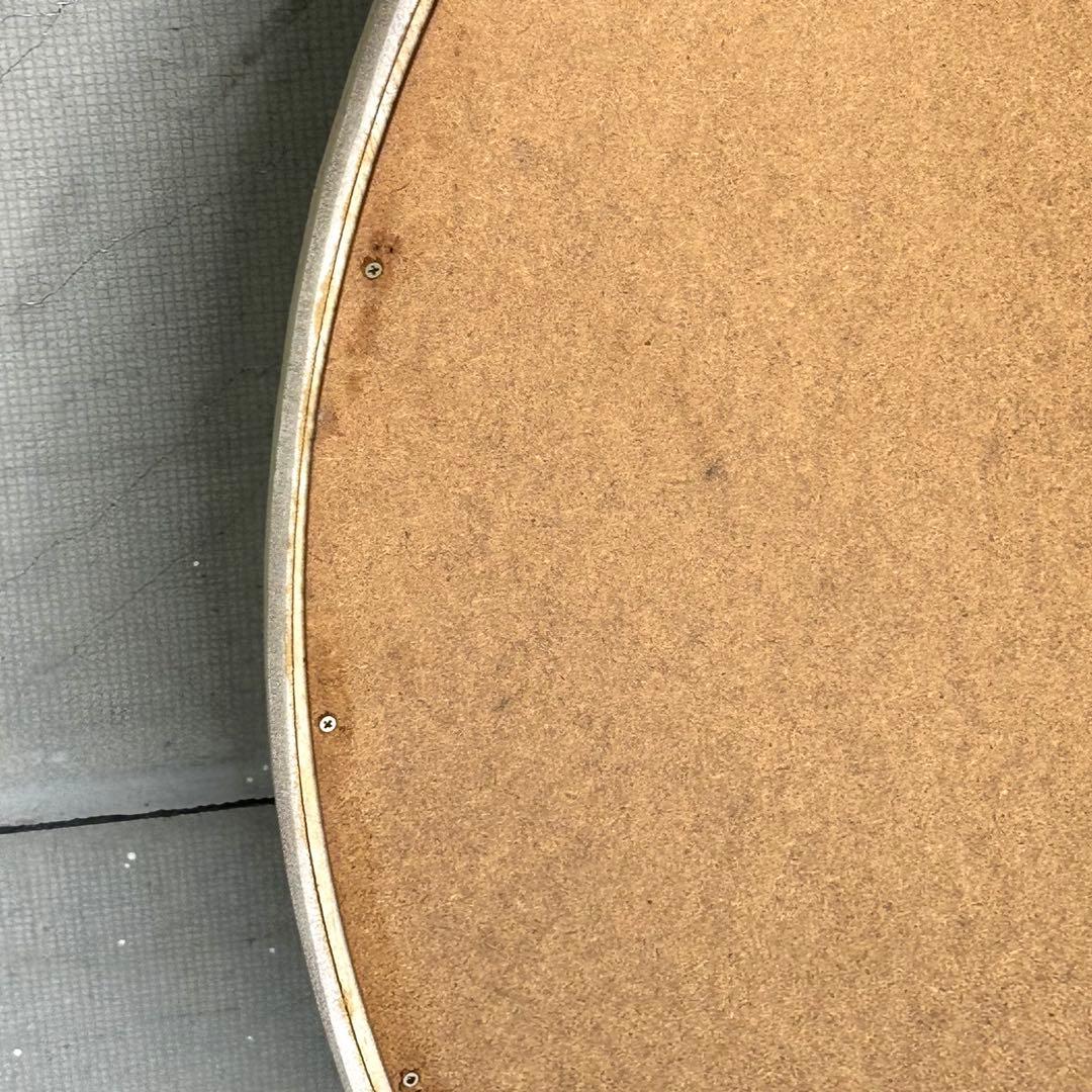 70s ロココ調 イタリア製 オーバルミラー 壁掛鏡 ヴィンテージ デコラティブ