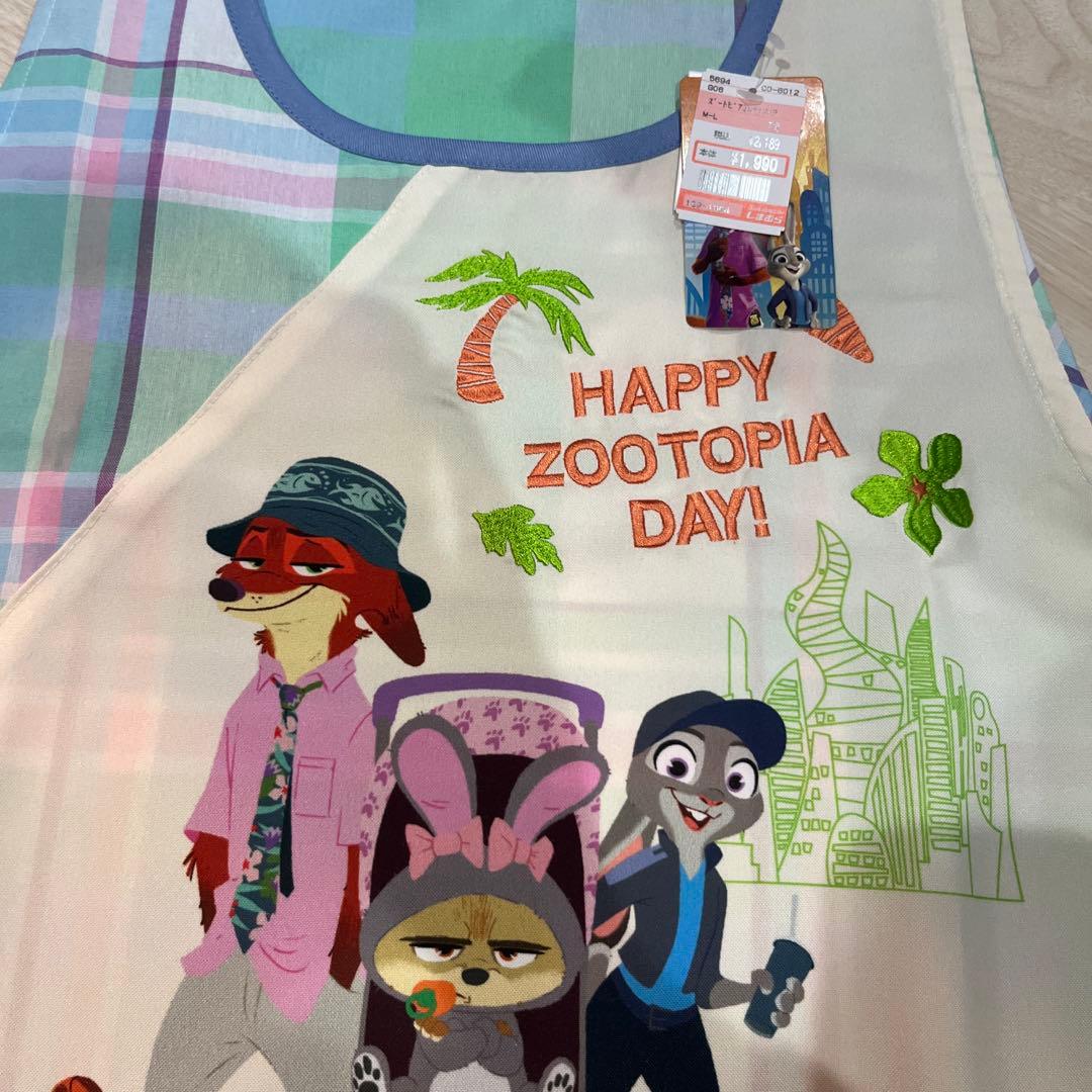 ズートピア2 ズートピア　ディズニー　エプロン　3枚セット　人気　映画