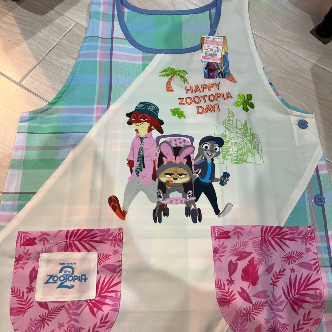 ズートピア2 ズートピア　ディズニー　エプロン　3枚セット　人気　映画