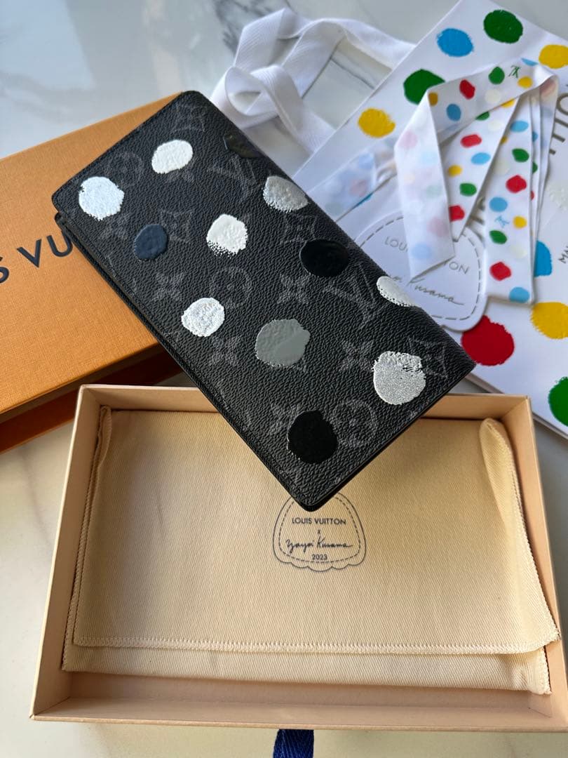 LOUIS VUITTON 長財布 エクリプス ポルトフォイユ ブラザ 草間彌生