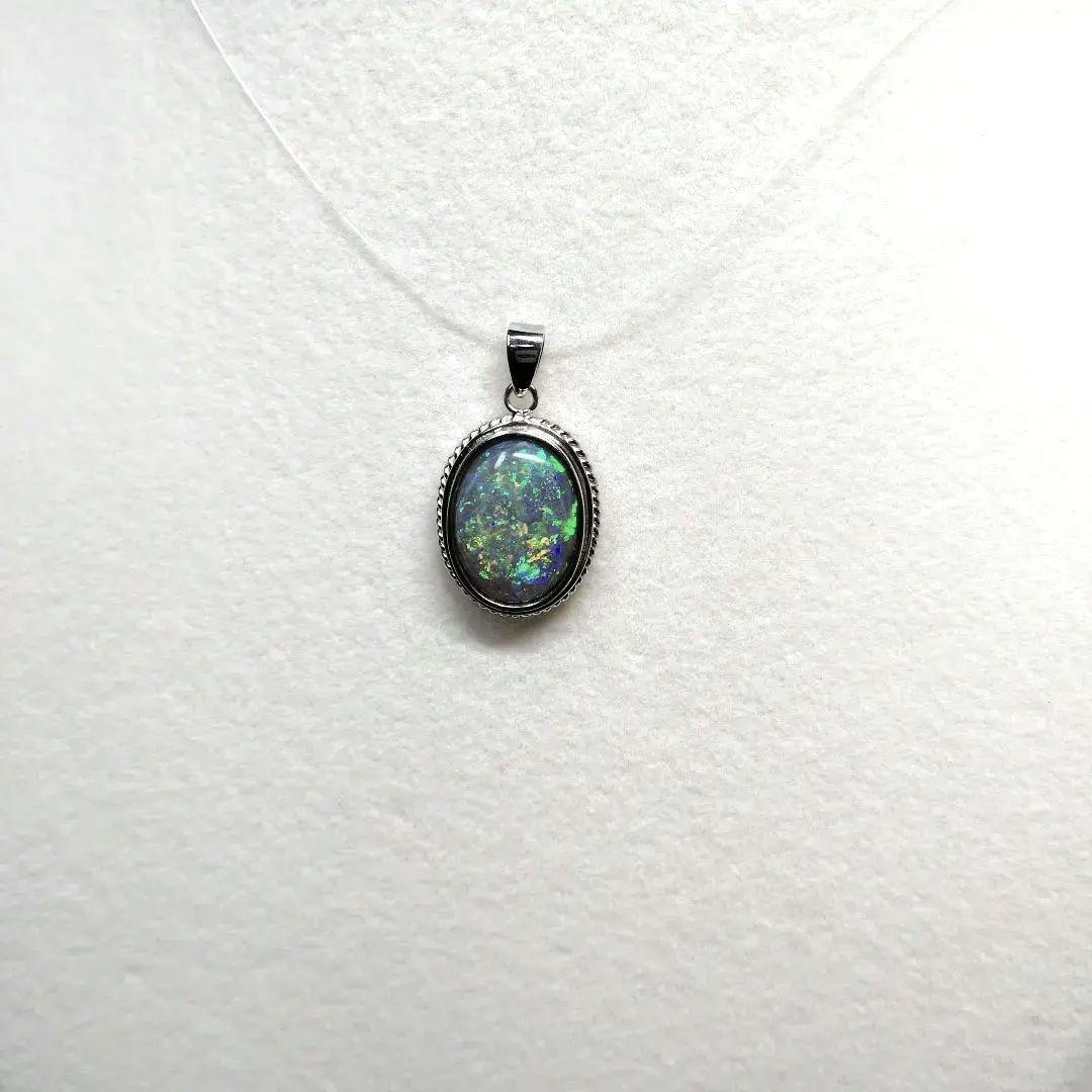 ブラックオパールペンダント