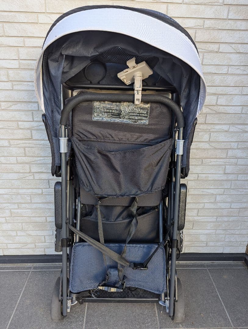 カトージ　KATOJI　二人乗りベビーカー　二人でゴー　ネイビー 紺　小物付き
