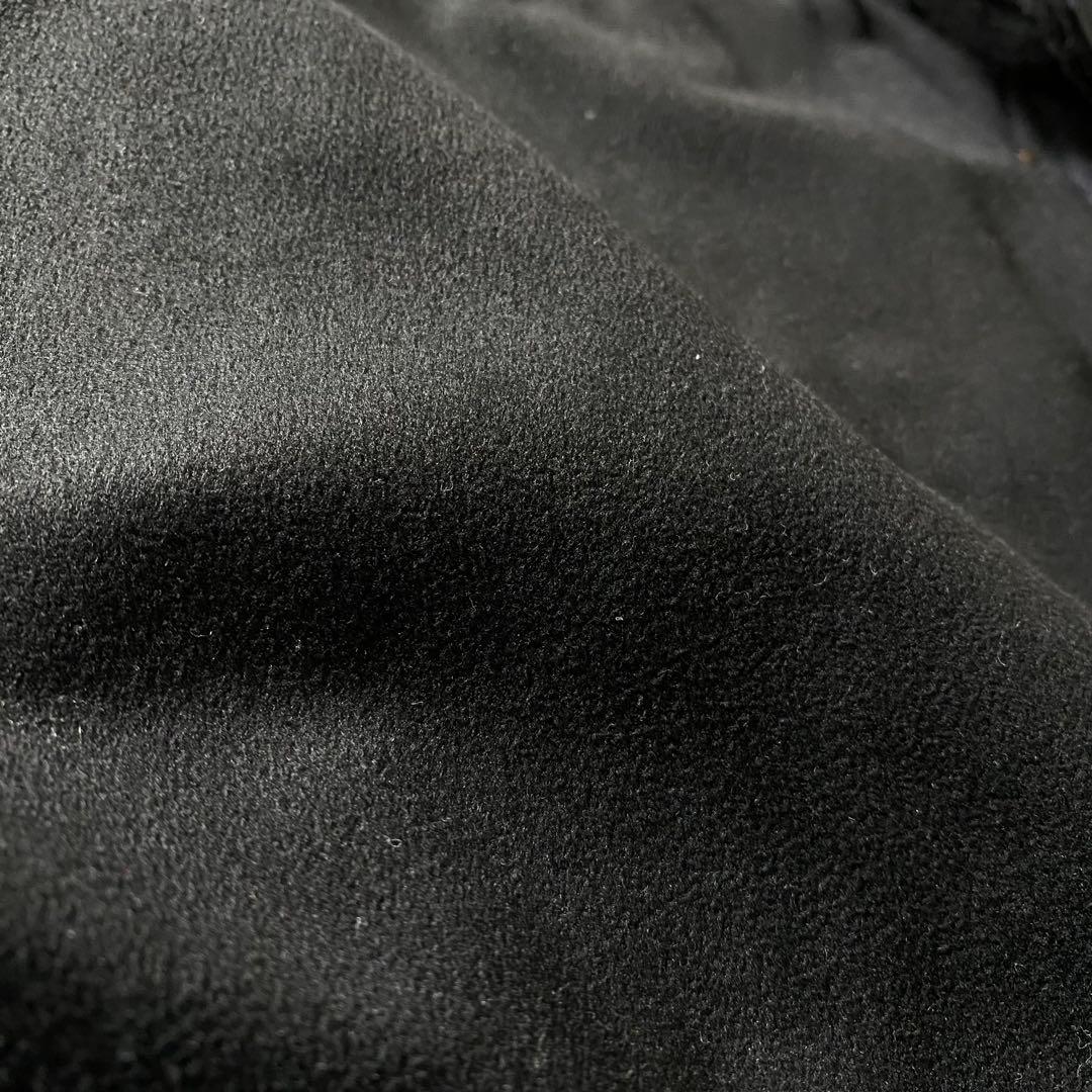 90svintage 短丈 ブルゾンジャケット グランジ アメカジ 黒 ゆるダボ