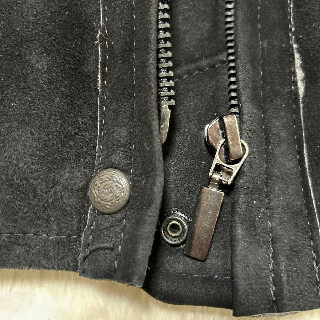 ロシア製 ムートンジャケット ヤロスラフスカヤ ミリタリー B-3 黒 フライト
