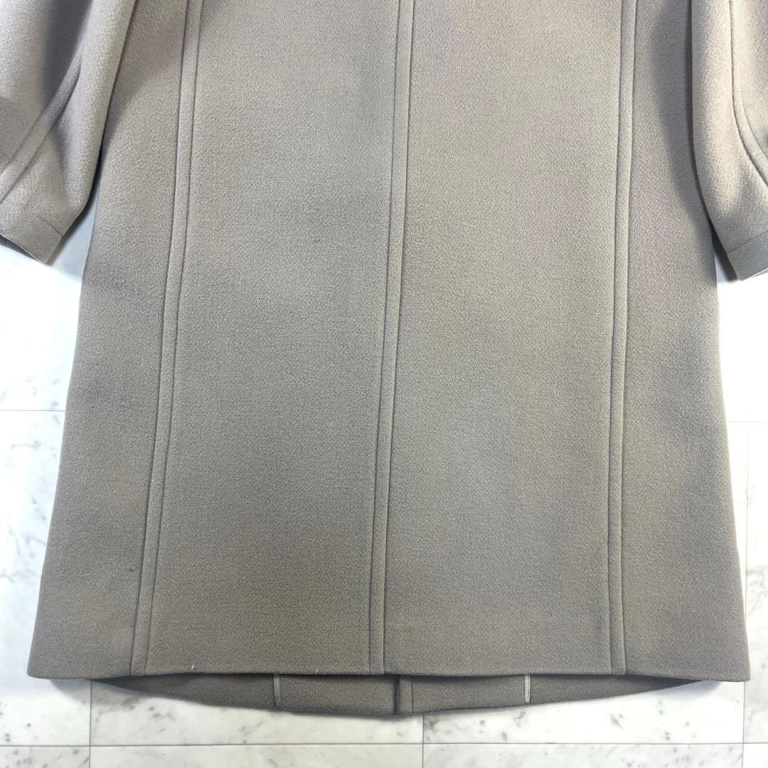 トゥモローランド マカフィー　ウールメルトンダッフルコート　36（M）グレージュ