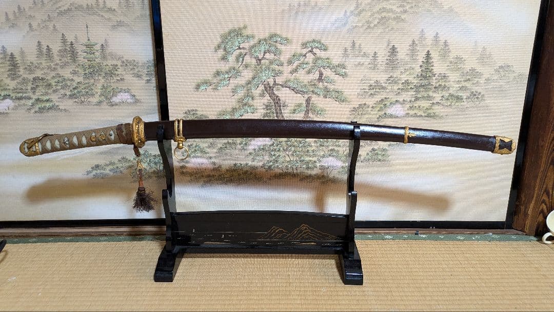 【値下げ】金属製 模造刀 軍刀 指揮刀