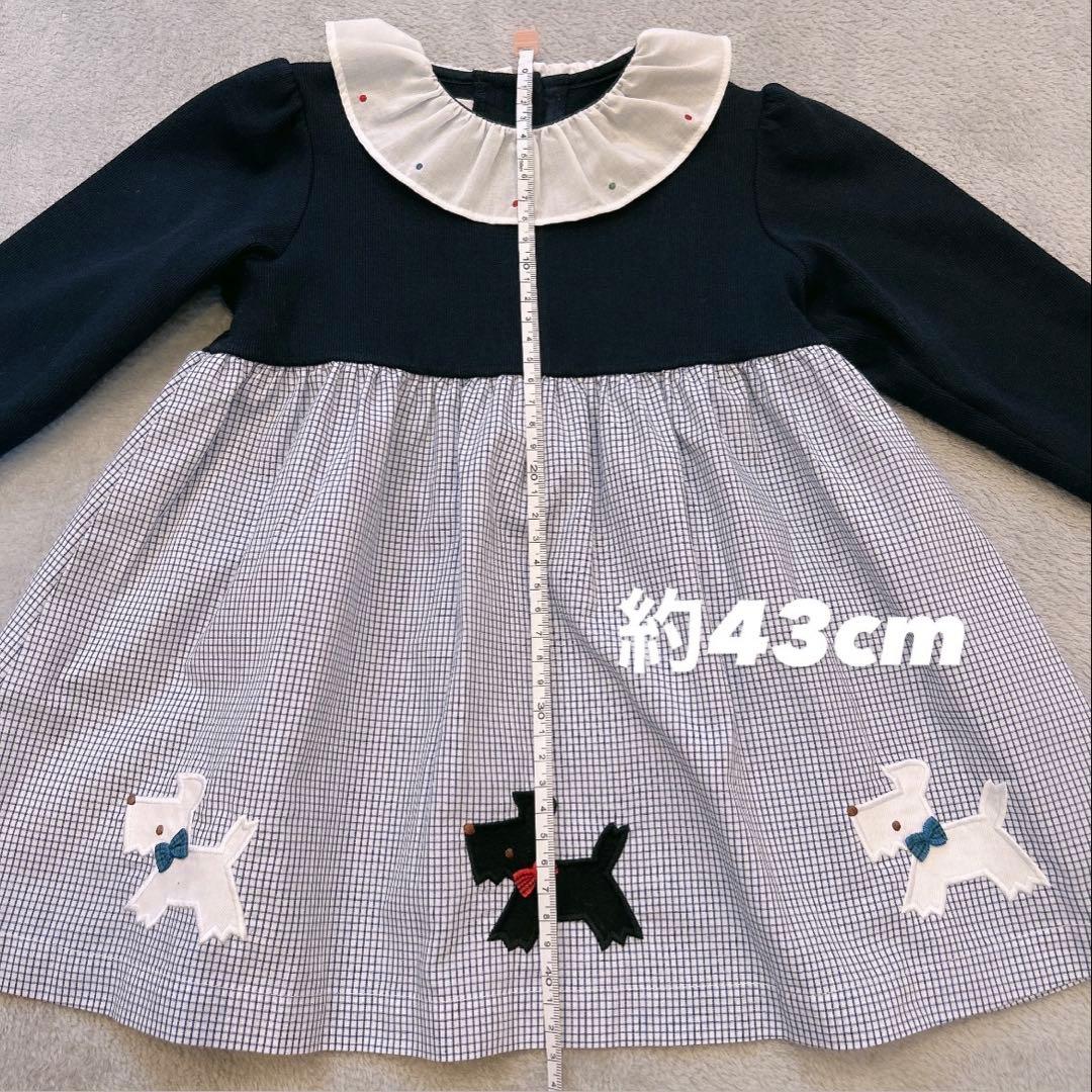 美品❣️ファミリア 80cmフォーマル ワンピース 入園式 誕生日 着画あり