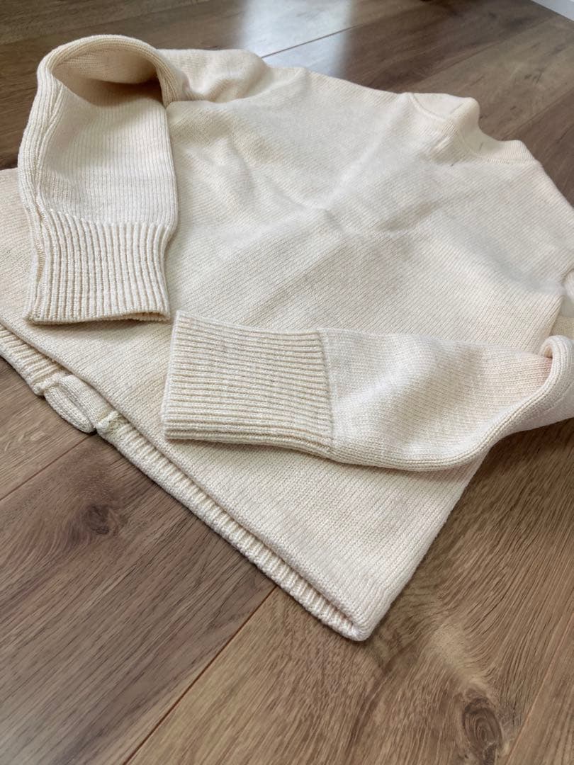 ミスターフリーダム　ニットカーディガン　ナチュラルカラー