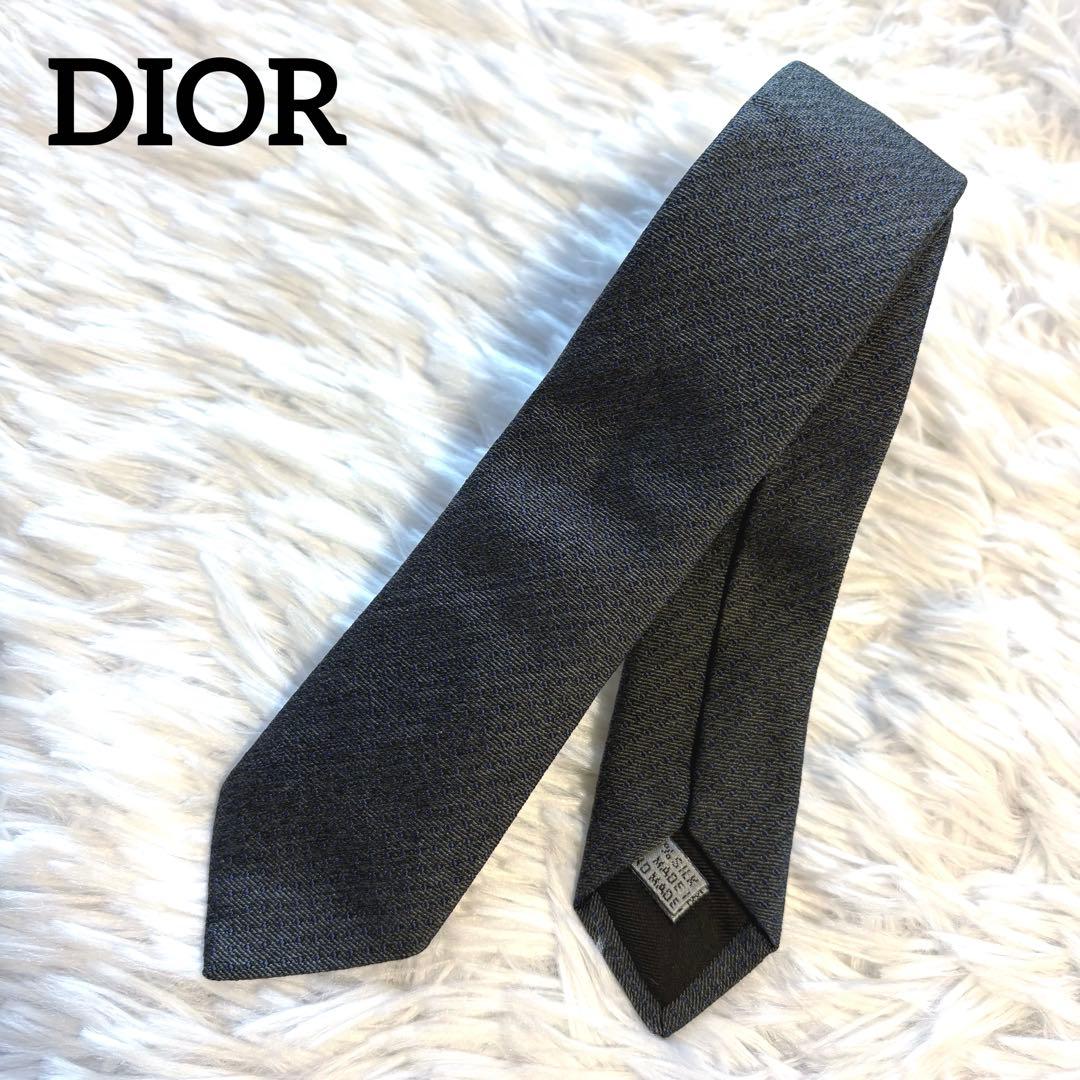 キキ＊美品✨DIOR ディオールオム ナロータイ ネクタイ ドット