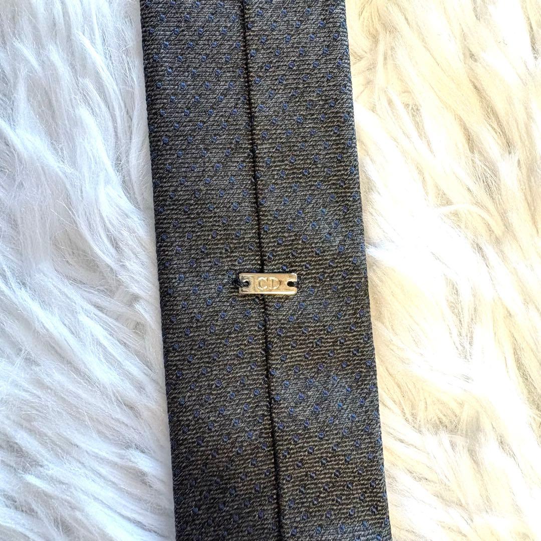 キキ＊美品✨DIOR ディオールオム ナロータイ ネクタイ ドット