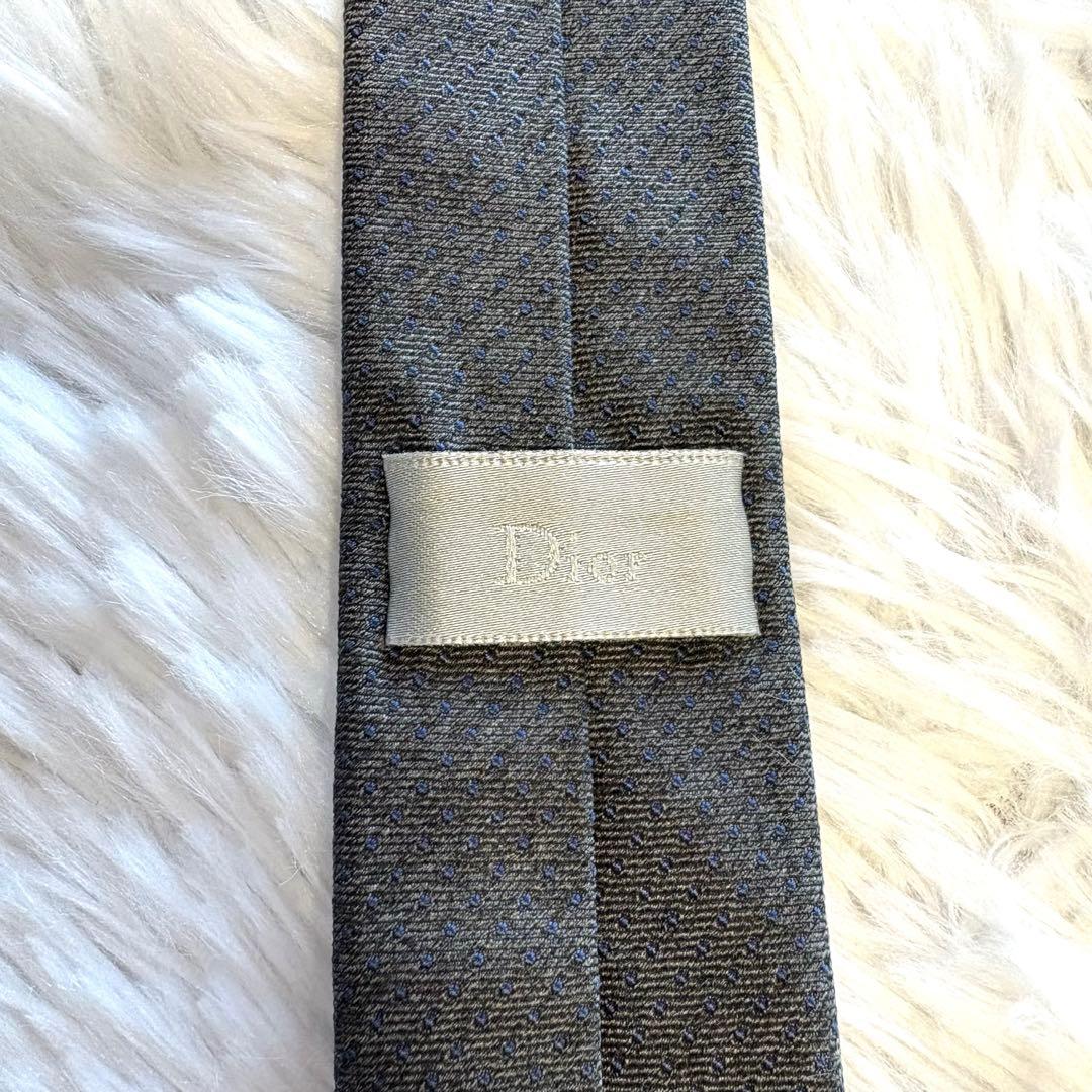 キキ＊美品✨DIOR ディオールオム ナロータイ ネクタイ ドット