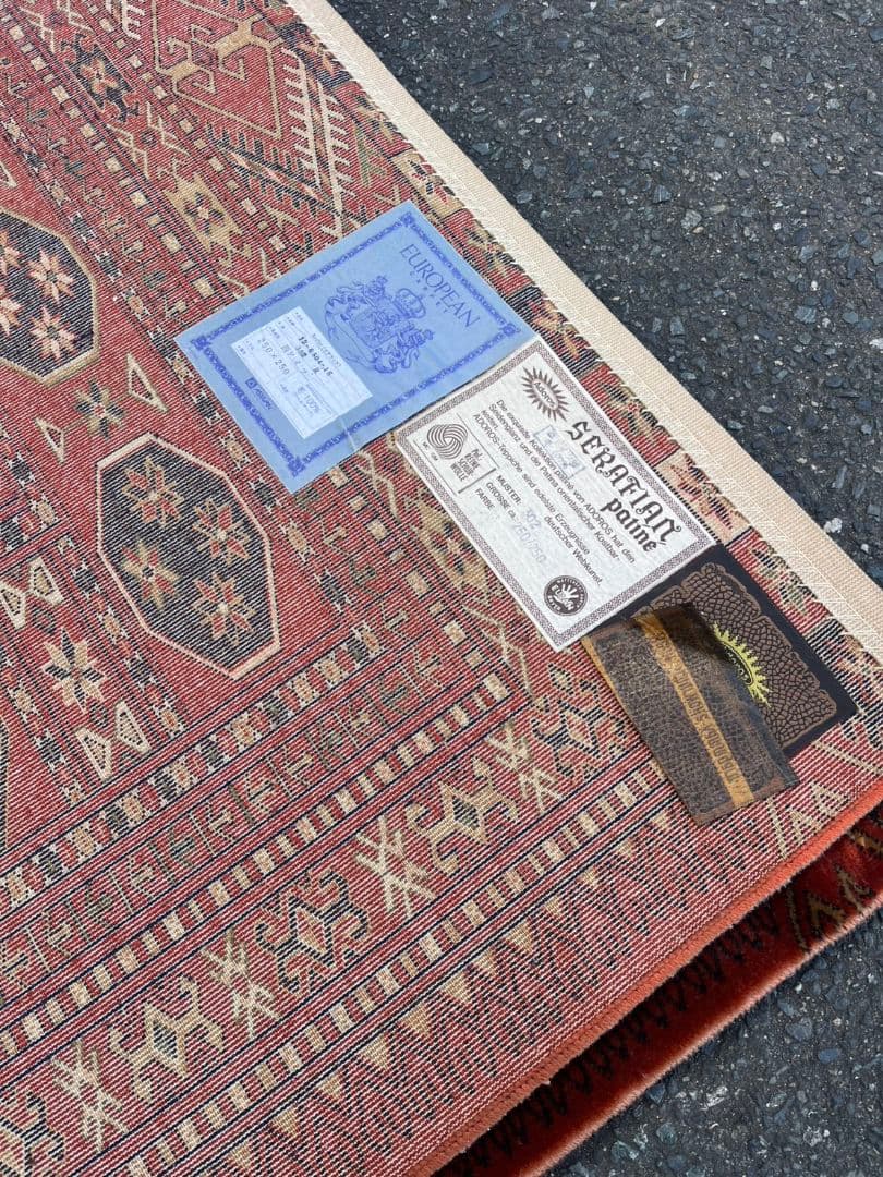 西ドイツ製　絨毯　カーペット　ラグ　ヴィンテージ　ビンテージ