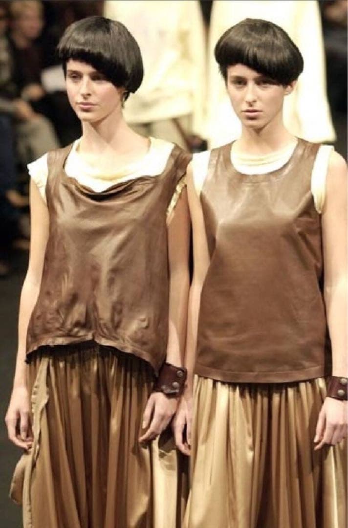 UNDERCOVER Languid期 変形　歪み　レザーブレスレット　バングル