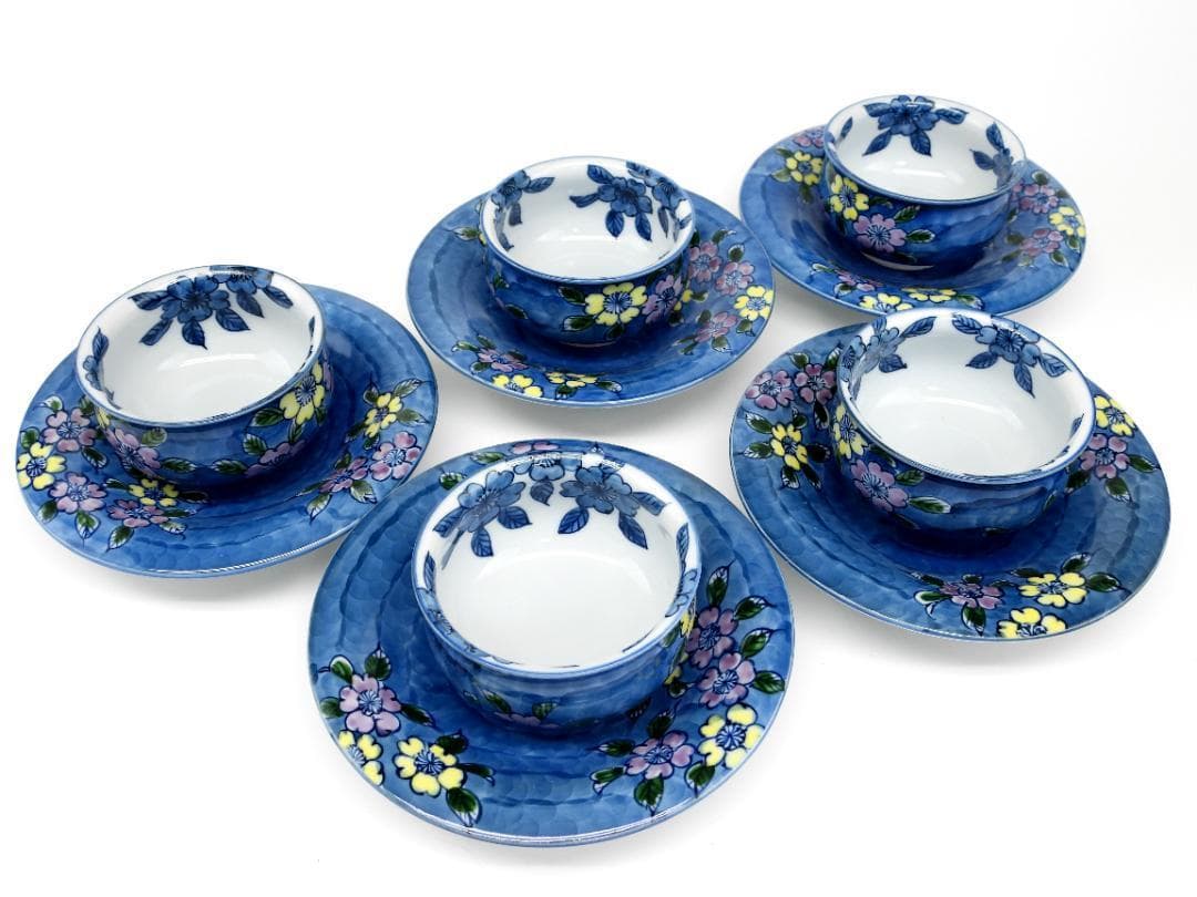 源右衛門窯　茶碗&皿 五客セット