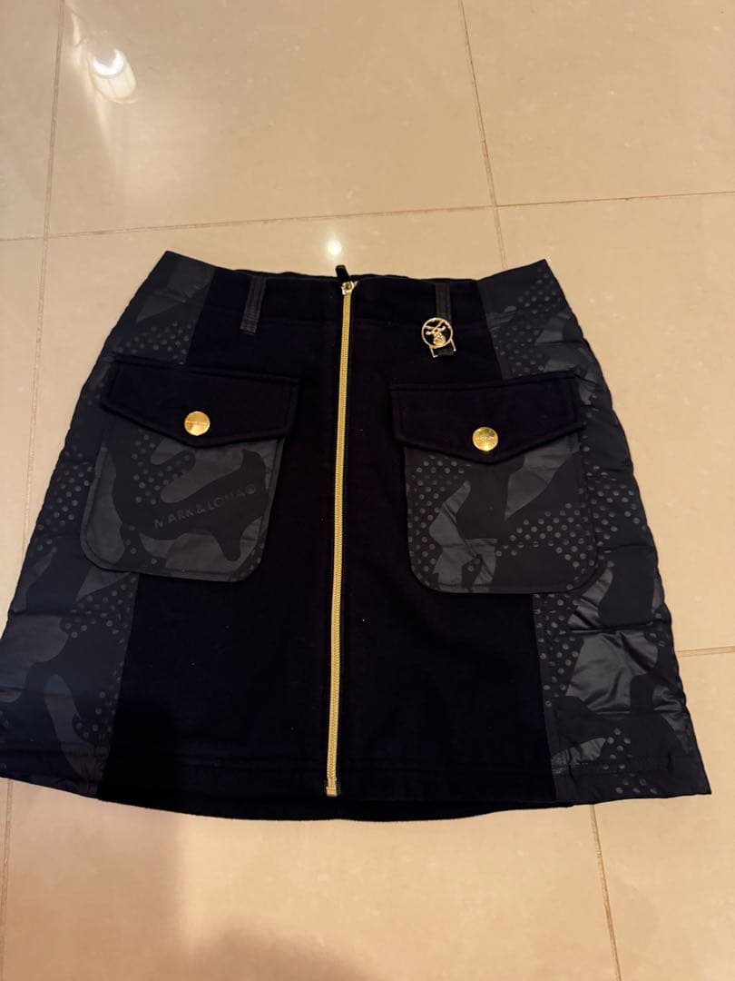 MARK & LONA 黒 スカート ジッパー付き