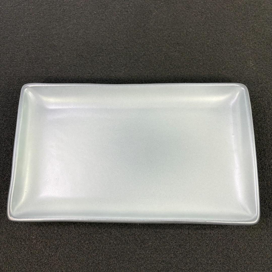 ANFORA マットグレイ レクタンプレート　６枚　アンフォラ　メキシコ 角皿