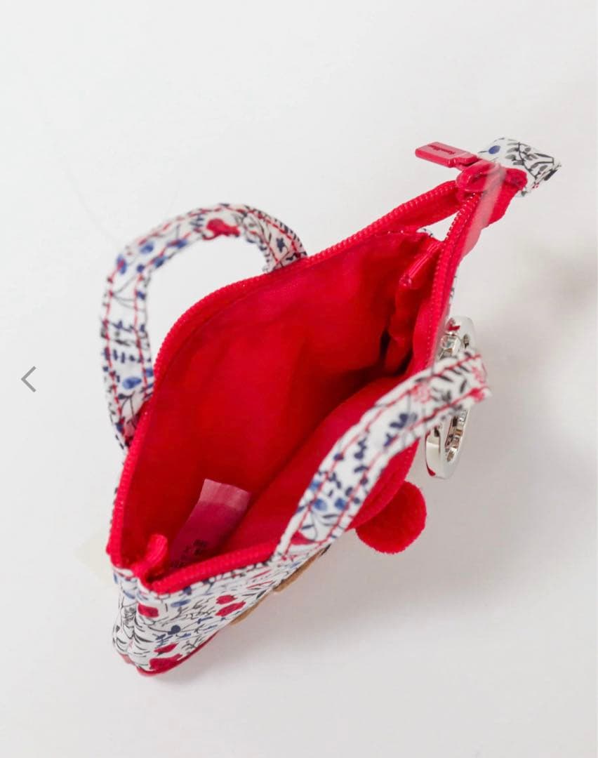 【ファミリア】ミニバッグ チャーム リバティ 赤 新品未開封 キーホルダー