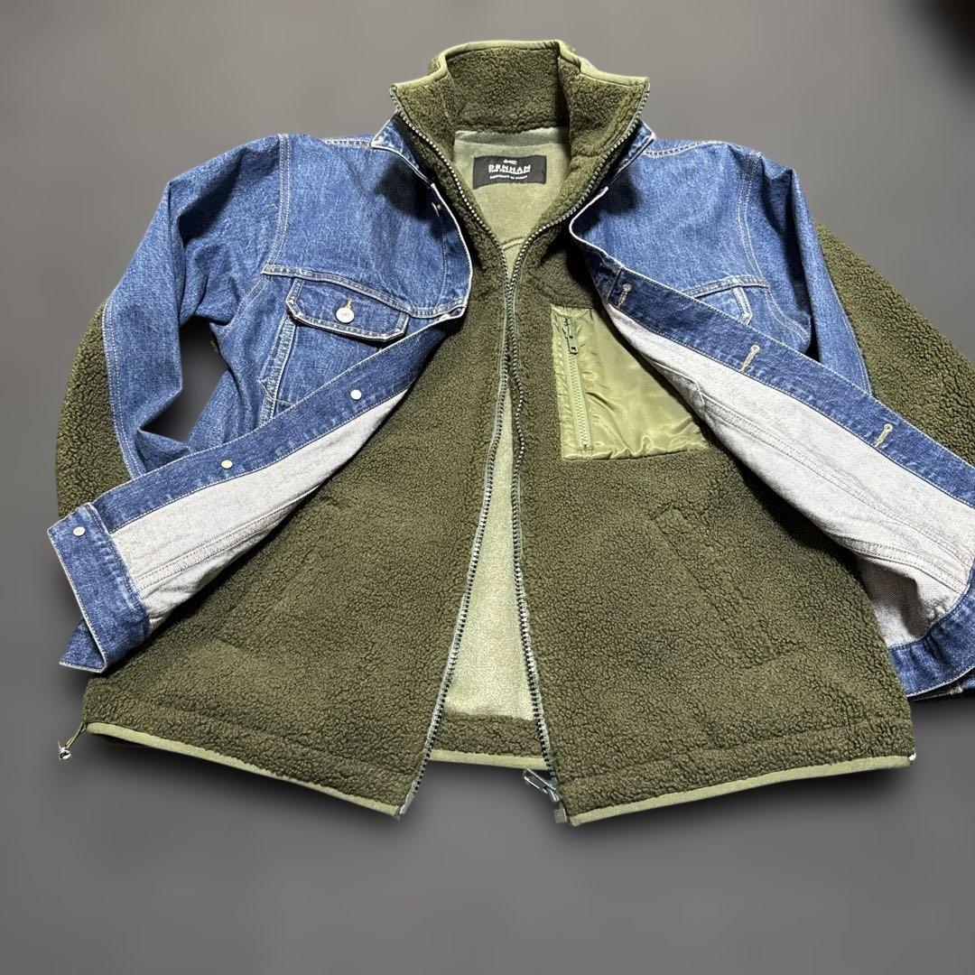 DENHAM フリース×ジージャン