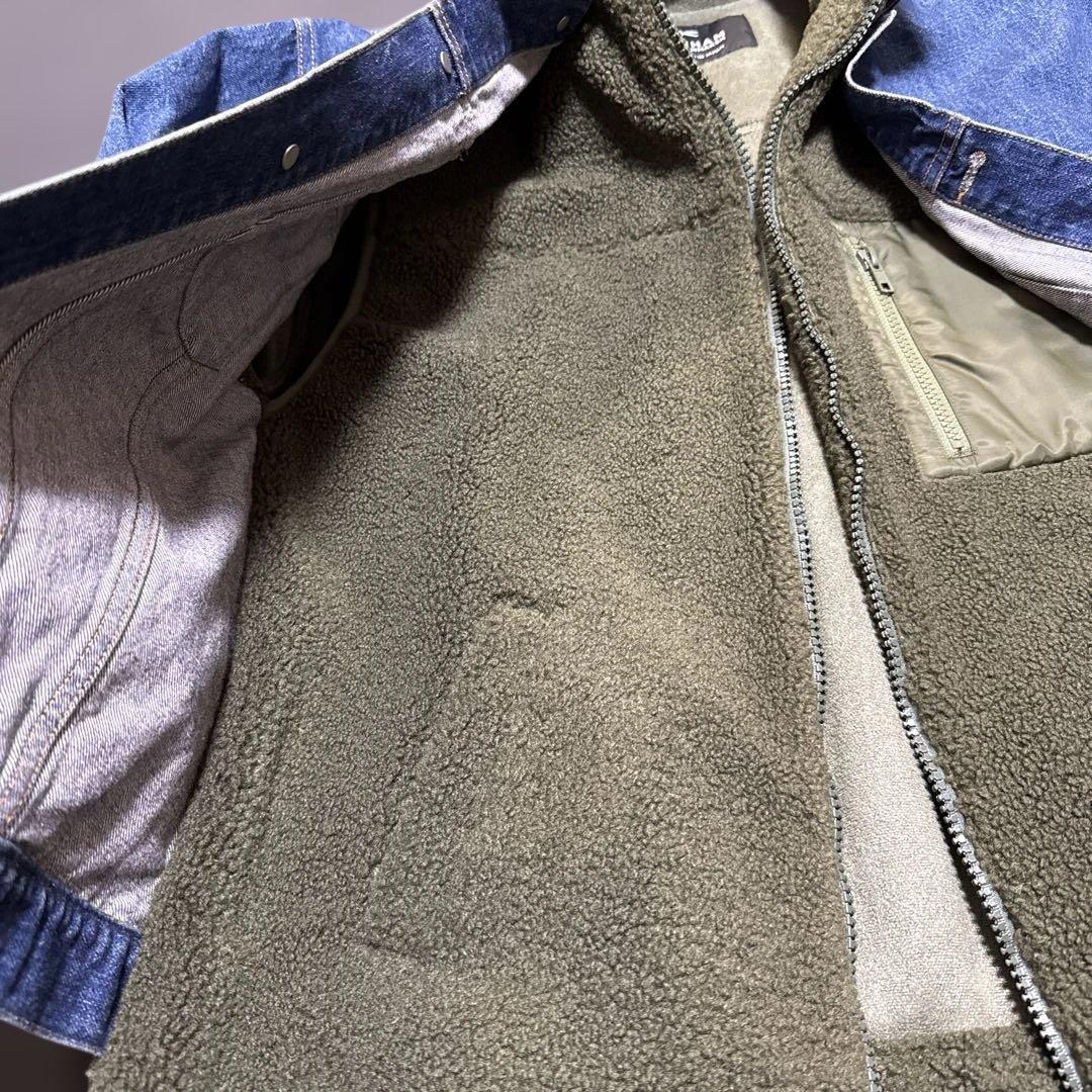 DENHAM フリース×ジージャン