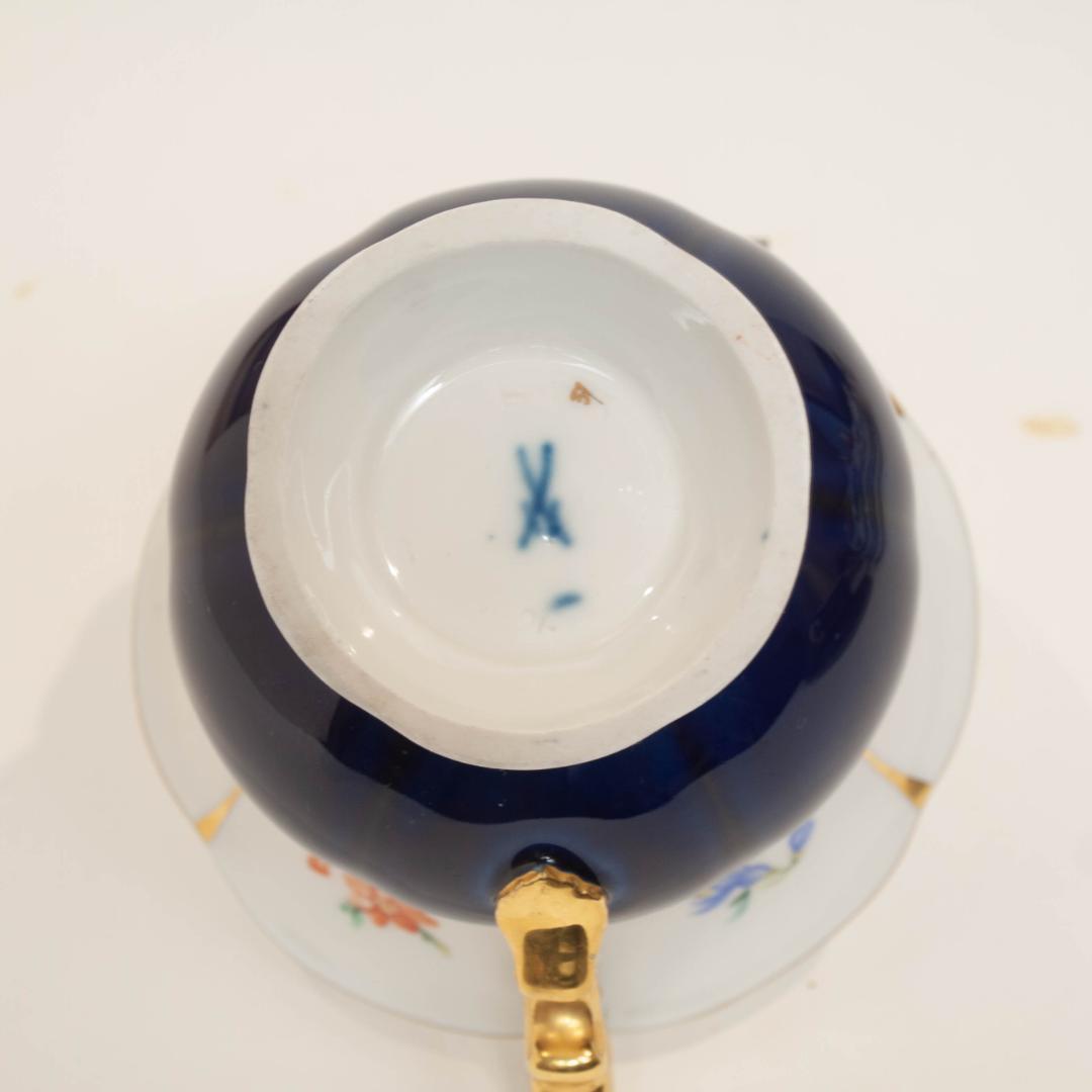 マイセン X-フォーム カップアンドソーサー デザート プレート １級品