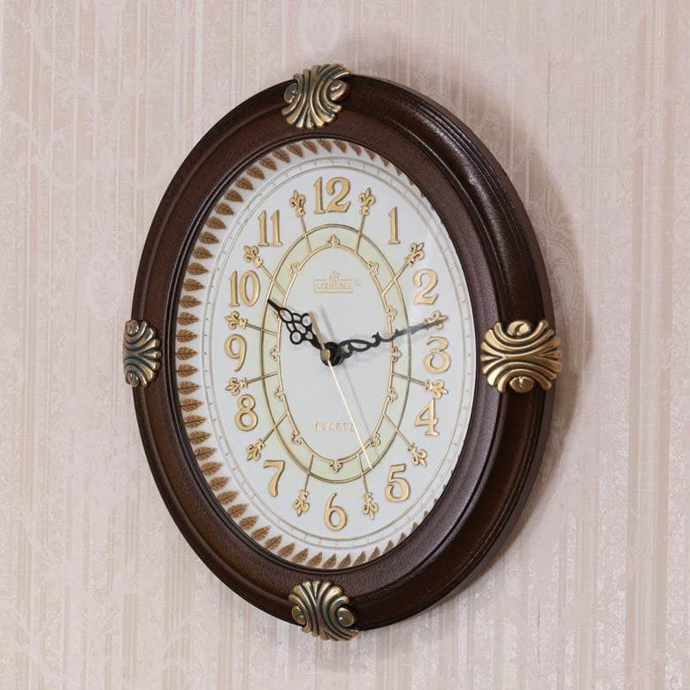 壁掛け 時計 ウォールクロック ブラウン ヴィンテージ アンティーク