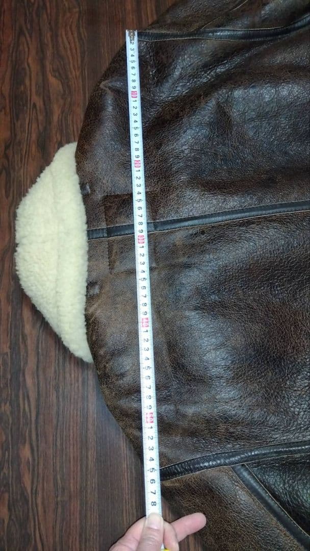 【Hurley Davidson】ムートンボア　レザージャケット　ブラウンL