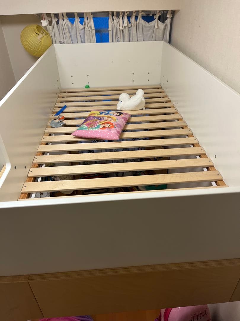 Oeuf シングルロフトベッド ナチュラル(直接引取限定)