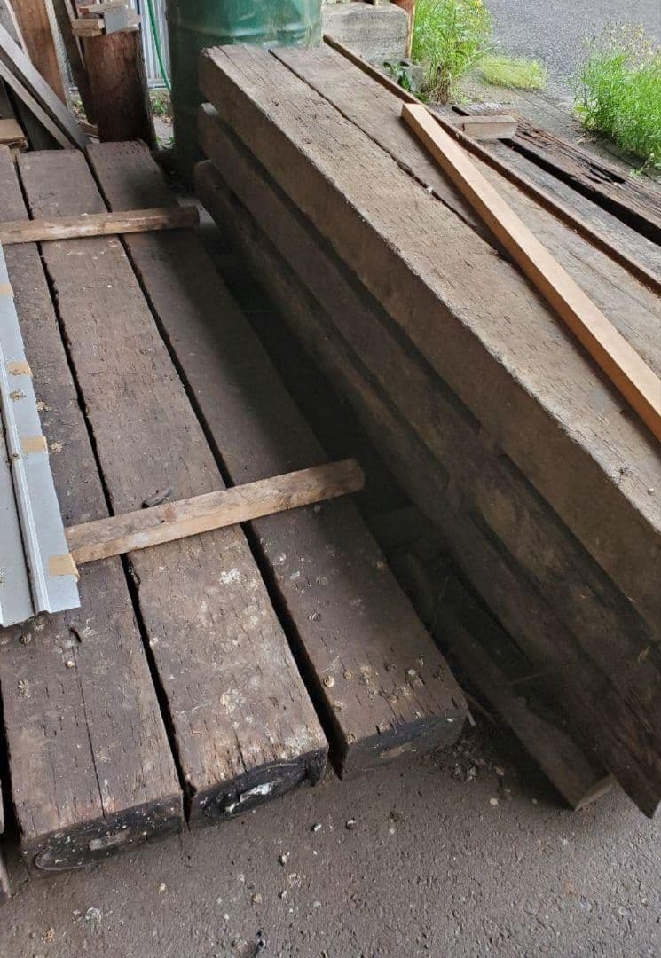 分岐枕木 A級 幅広 DIY ガーデニング 鉄道仕様 在庫1本