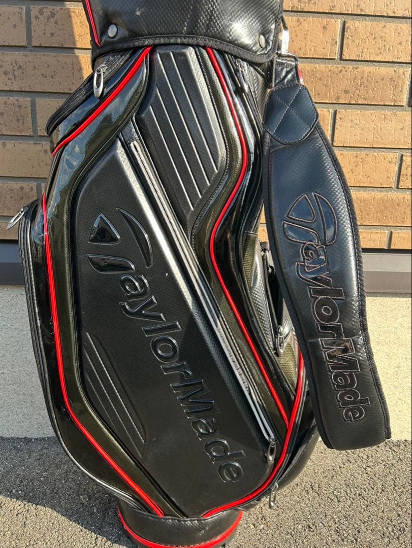 TaylorMade キャディバッグ ブラック/レッド