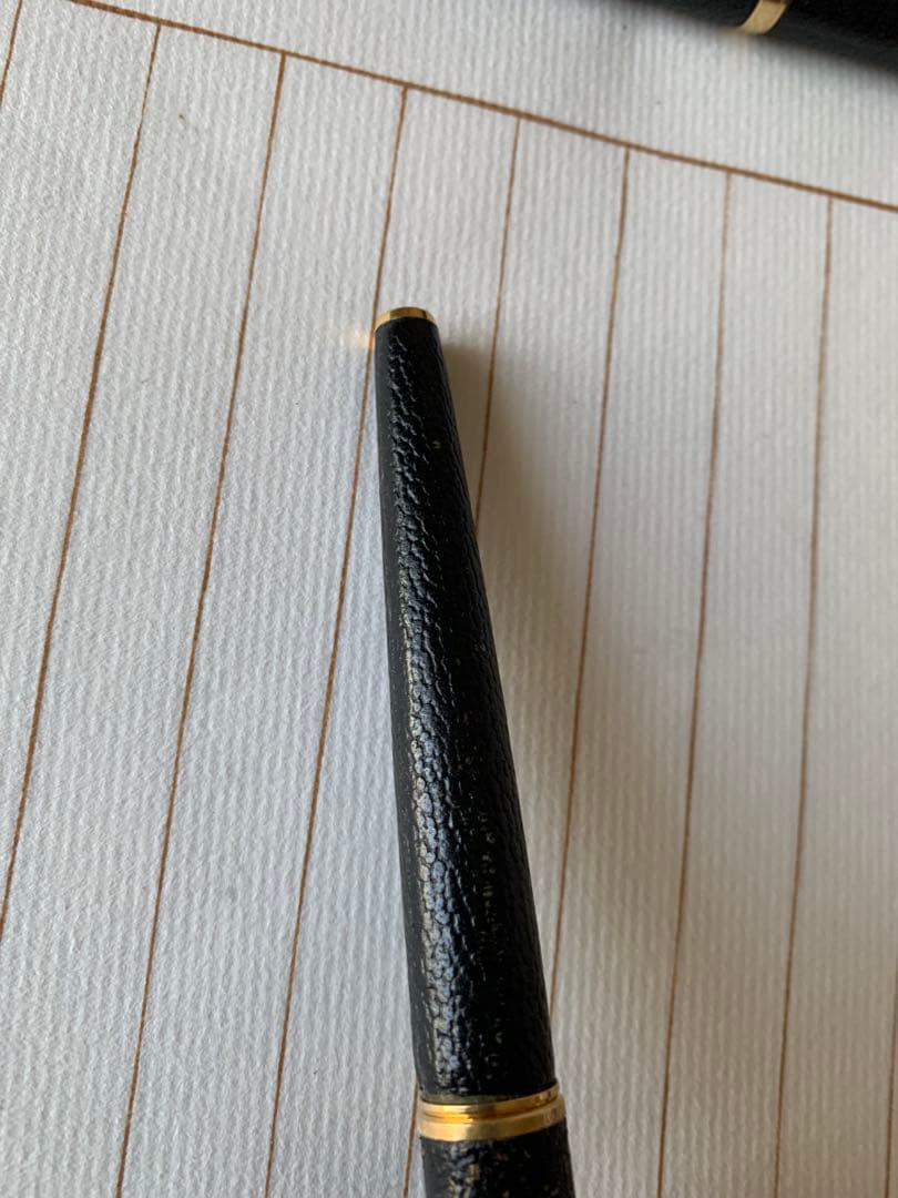 パイロット 18Kペン先万年筆& セーラー 18Kペン先革巻き万年筆 2本セット