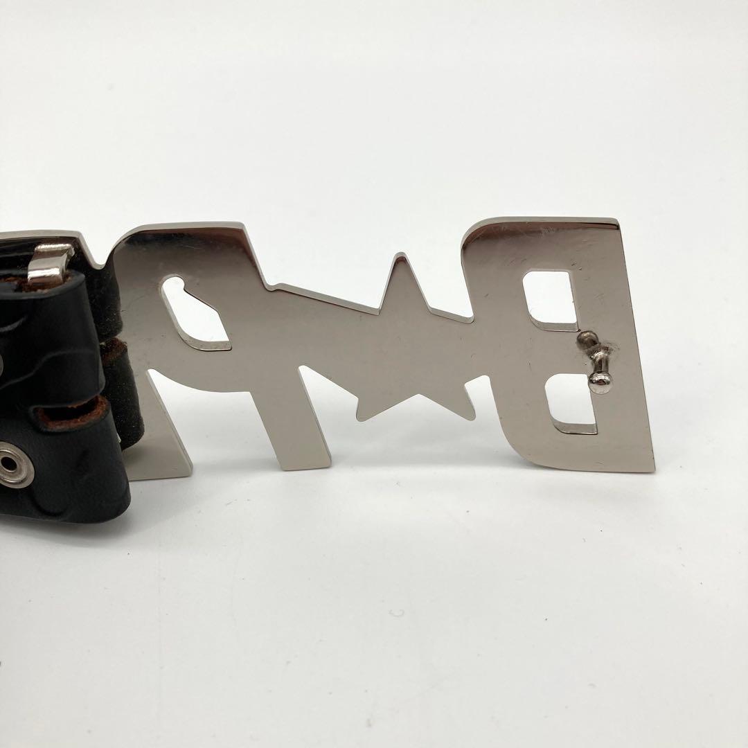 美品 BAPE ベルト 型押し STAカモフラ デカロゴ サル 猿 NIGO