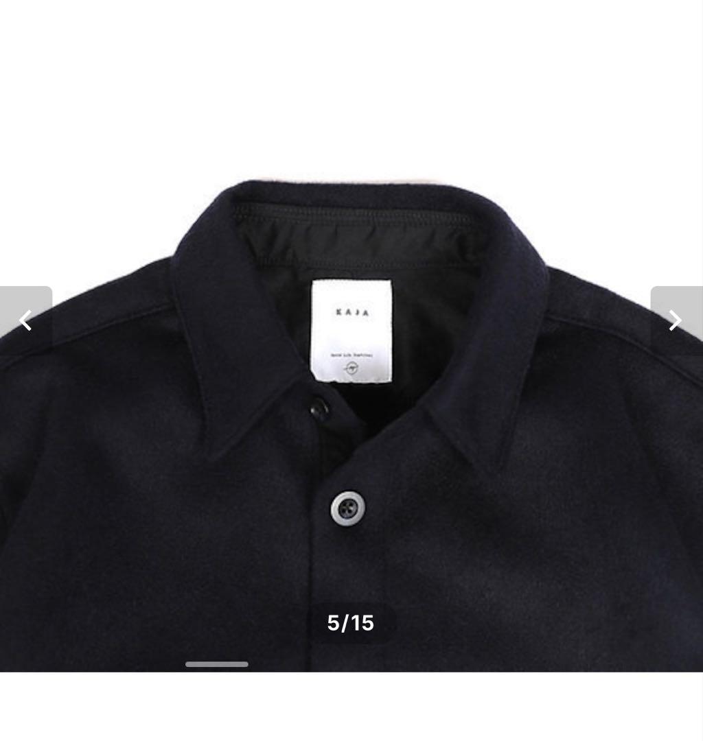 トップス KAJA RE:NEWOOL CPO JACKET navy