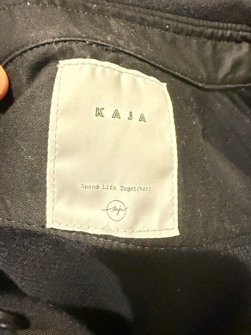 トップス KAJA RE:NEWOOL CPO JACKET navy